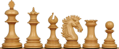 How are wooden chess pieces made?