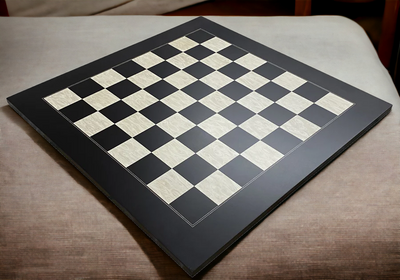 Imperial Anegre Chessmen & Birdseye Maple Deluxe Chess Board - Official Staunton™ 