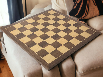 3.5" Stallion Black Walnut Chess Set & Vinyl Box - Official Staunton™ 