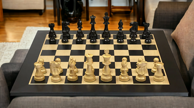 British Anegre Chess Set Combination - Official Staunton™ 