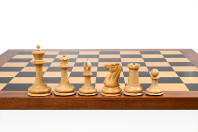 1850 London Boxwood and Ebony 3.5 Inch Replica Chessmen - Official Staunton™ 