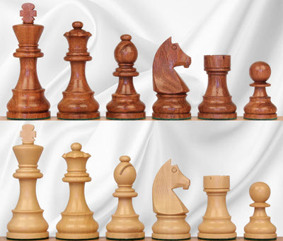 15.75" Mahogany Board, 3" Classic Acacia Pieces - Official Staunton™ 