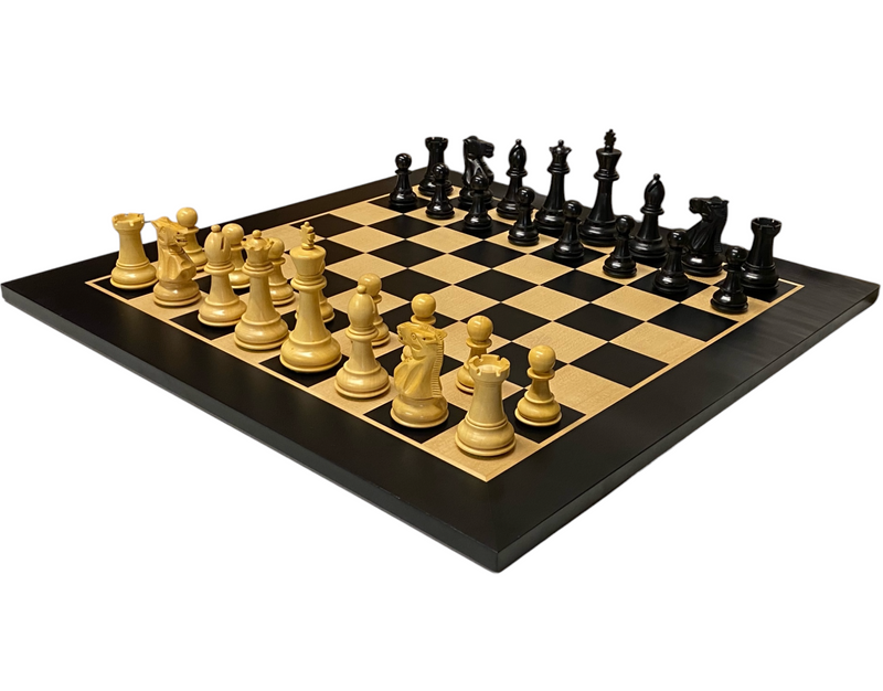 1972 English Anegre Chess Set Combination - Official Staunton™ 