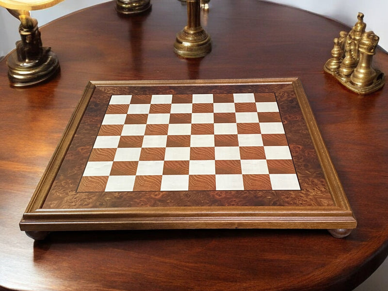 Italian Framed Elm and Briarwood Spirit Chess Set - Official Staunton™ 