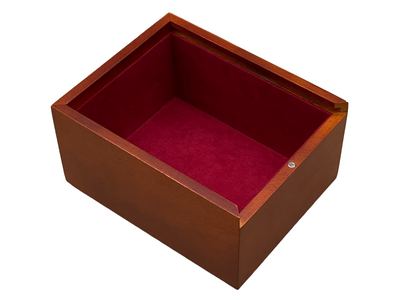 3" Acacia Classic Pieces 15.75" Mahogany Board & Slide Lid Box - Official Staunton™ 
