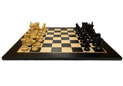 1972 English Anegre Chess Set Combination - Official Staunton™ 