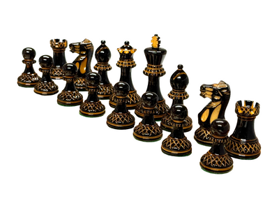 3" Artistic Parker Chess Pieces - Official Staunton™ 