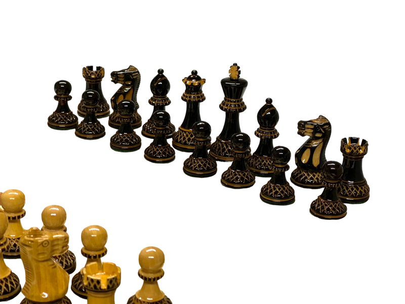 3" Artistic Parker Chess Pieces - Official Staunton™ 