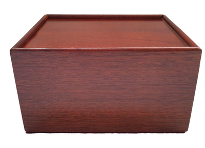 Large Mahogany Slide Lid Chess Box - UK Made - Official Staunton™ 