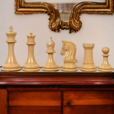 Tristan Imperial Ebony and Mahogany Chess Set & Box - Official Staunton™ 