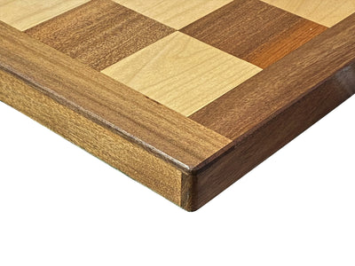 Imperial Acacia Chess Pieces, 20" Solid Wood Board, Mahogany Box - Official Staunton™ 