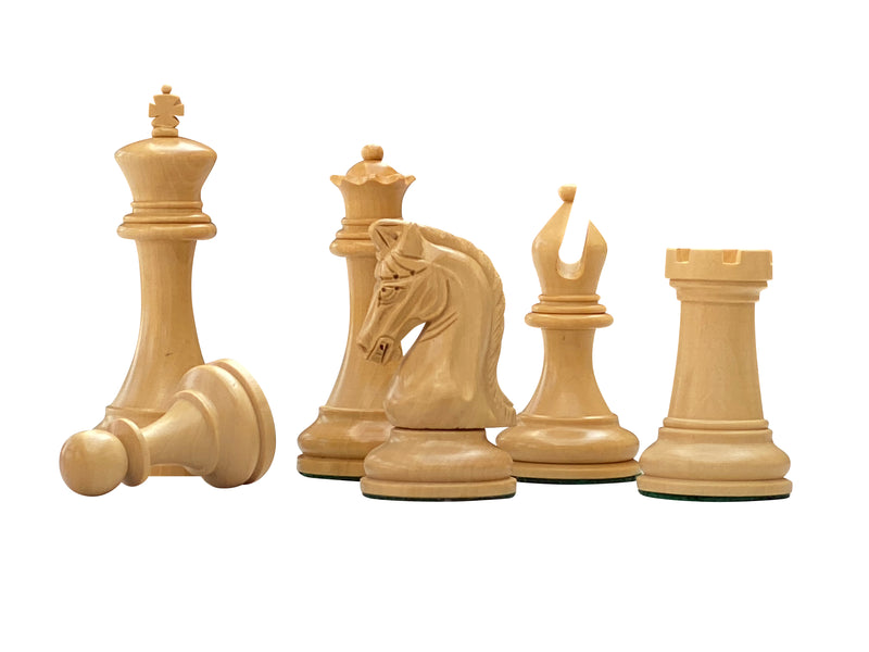 3.75" Tristan Imperial Padauk Chess Pieces - Official Staunton™ 