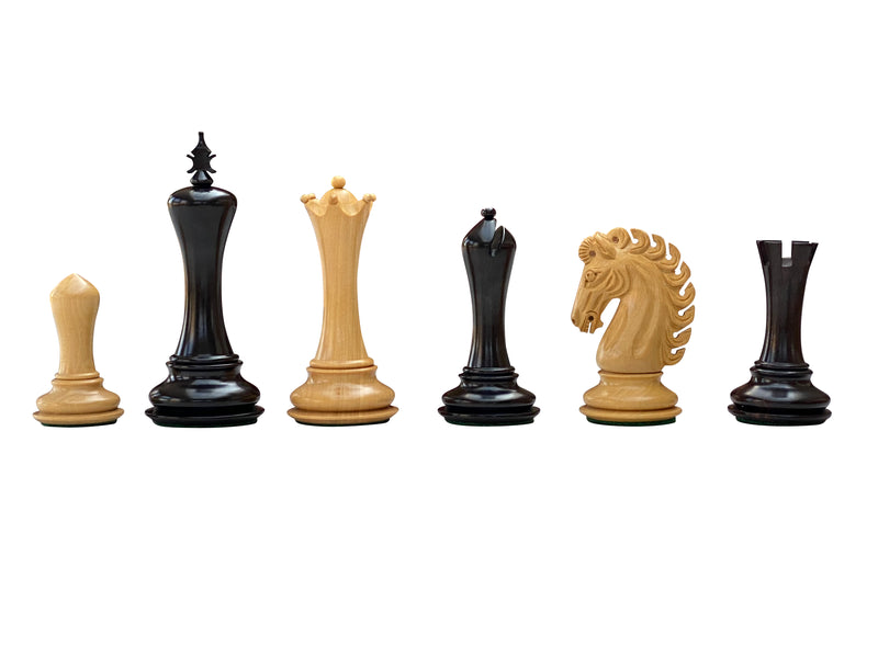 Emperor Series Ebony Chess Pieces - Official Staunton™ 