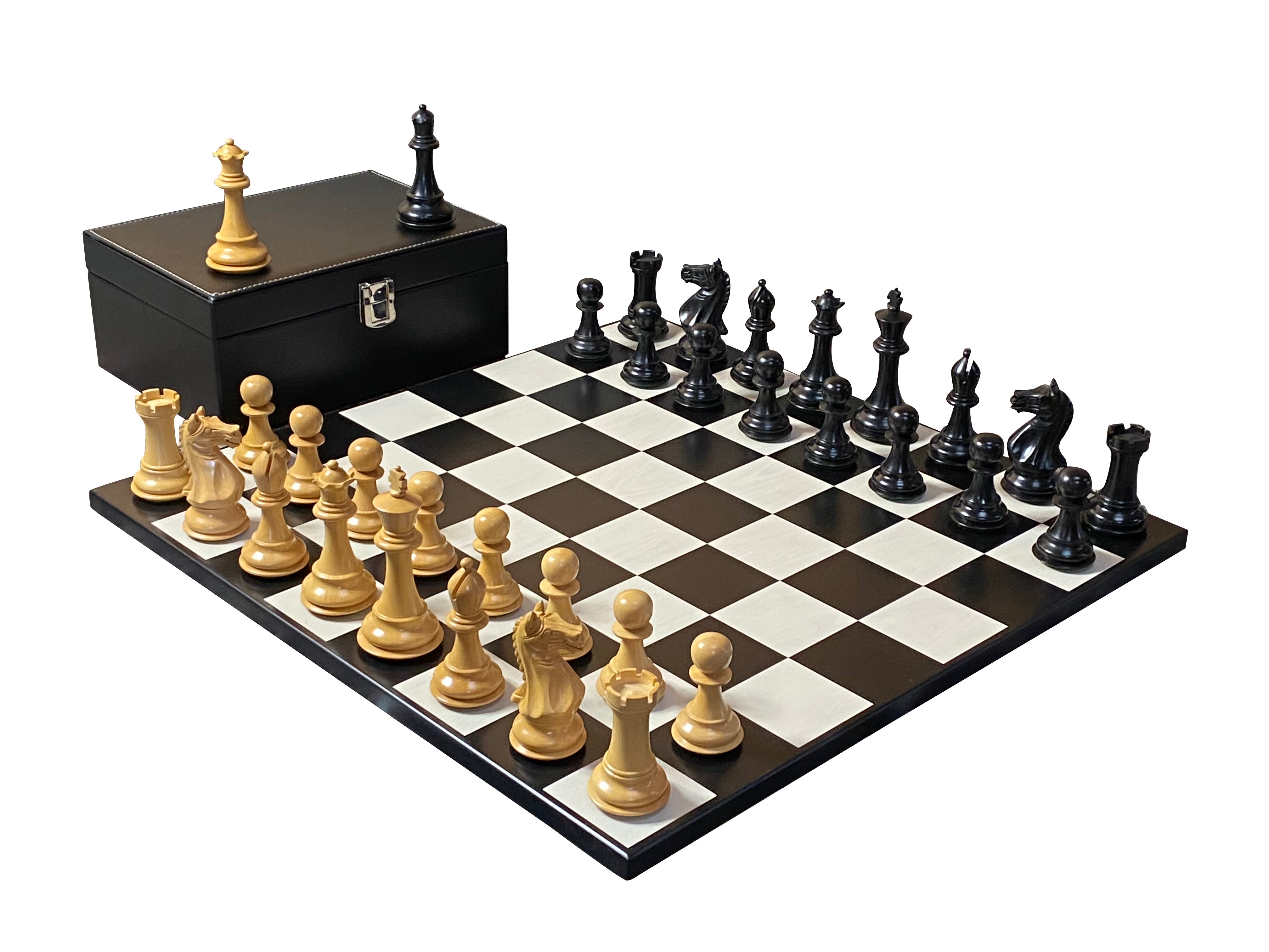 Queens Gambit Anegre Contemporary Board and Vinyl Box