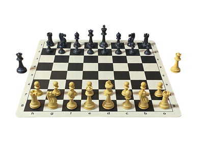 Queens Gambit Fierce Knight Tournament Plastic Chess Set - Official Staunton™ 
