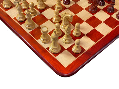 Appaloosa Ezekiel Redwood Luxury Chess Set Combination - Official Staunton™ 