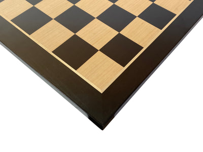 21" Standard Anegre and Maple Chess Board - Official Staunton™ 