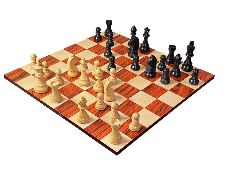 3.75" Ebonised Classic Redwood Style Contemporary Board & Vinyl Box - Official Staunton™ 