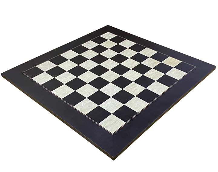 19.7" Birdseye Maple Anegre Deluxe Chess Board - Official Staunton™ 