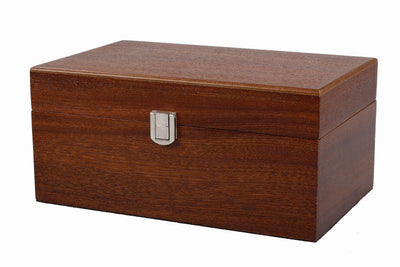 Sapele Euro Chess Box - Official Staunton™ 