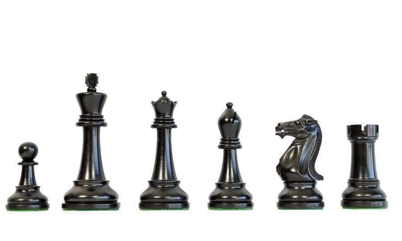 Winchester Staunton Boxwood & Ebonised Chess Pieces - Official Staunton™ 