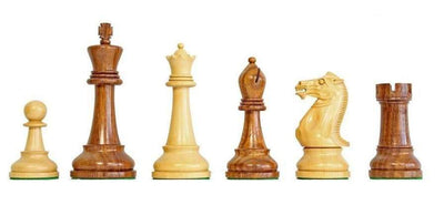 Staunton Winchester 4 Inch Acacia & Boxwood Chessmen - Official Staunton™ 