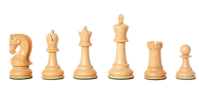 4" Staunton Leningrad Acacia Chess Pieces - Official Staunton™ 