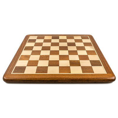 21" Acacia Handmade Round Edged Chess Board - Official Staunton™ 