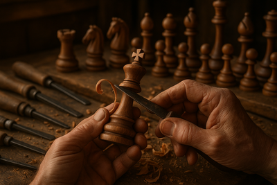 The Art of Hand-Carved Chess Pieces | Craftsmanship & Tradition