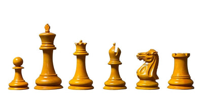 1849 Antiqued Ebony Chess Pieces - Official Staunton™ 