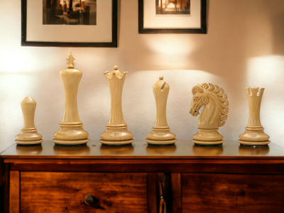 Emperor Series Ebony Chess Pieces - Official Staunton™ 