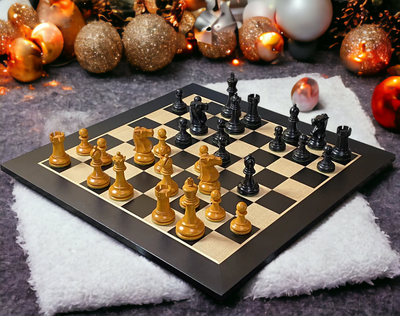 Antique Fischer Anegre Chess Set - Official Staunton™ 