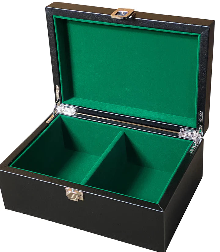 3.75" Classic Ebonised Chess Pieces 20" Wenge Chessboard and Vinyl Box - Official Staunton™ 