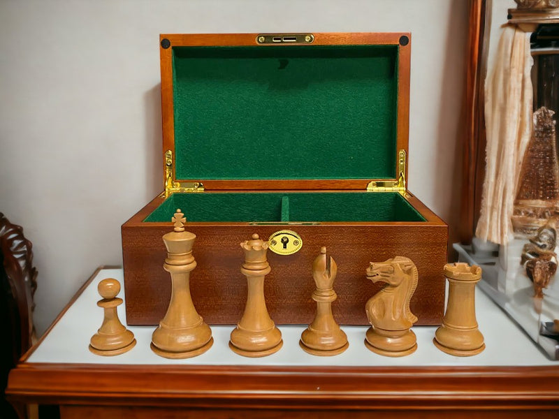 Antique Staunton Collectors Series Chess Men & Box - Official Staunton™ 