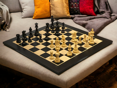 British Anegre Chess Set Combination - Official Staunton™ 