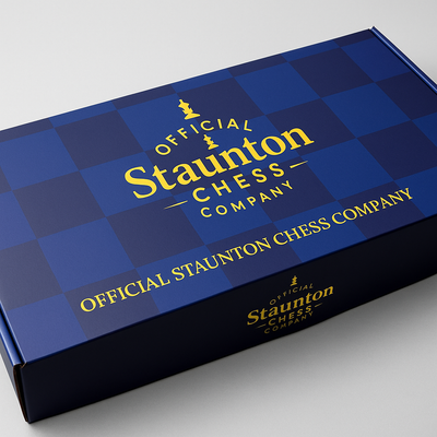 3.9 Inch - Grandmaster Chess Pieces – Brown and Natural Wood