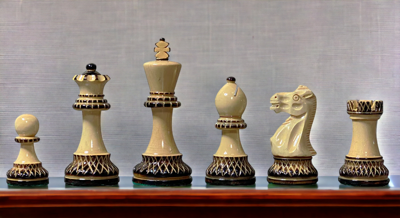 Artistic Parker Anegre Chess Set & PU Box - Official Staunton™ 