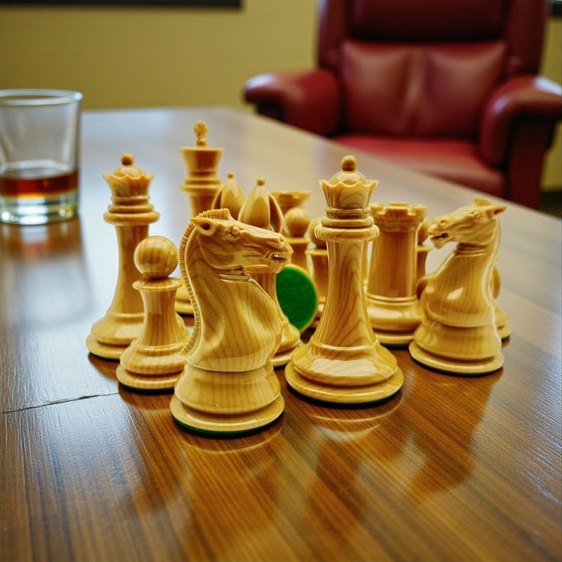 Staunton Sprucetec ABS Plastic Chess Pieces – 4.25-Inch King