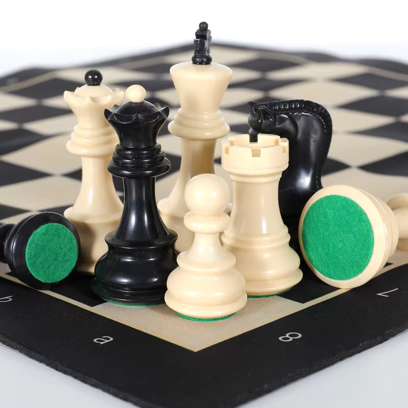 Zagreb ABS Chess Set with Silicone Board & Carry Bag