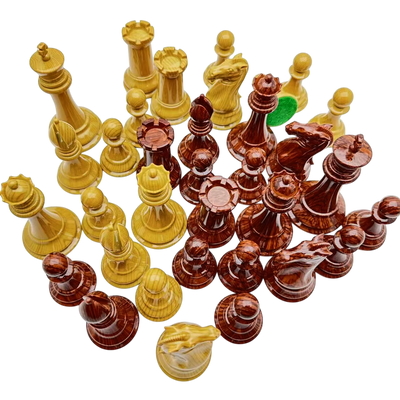 Staunton Sprucetec ABS Plastic Chess Pieces – 4.25-Inch King