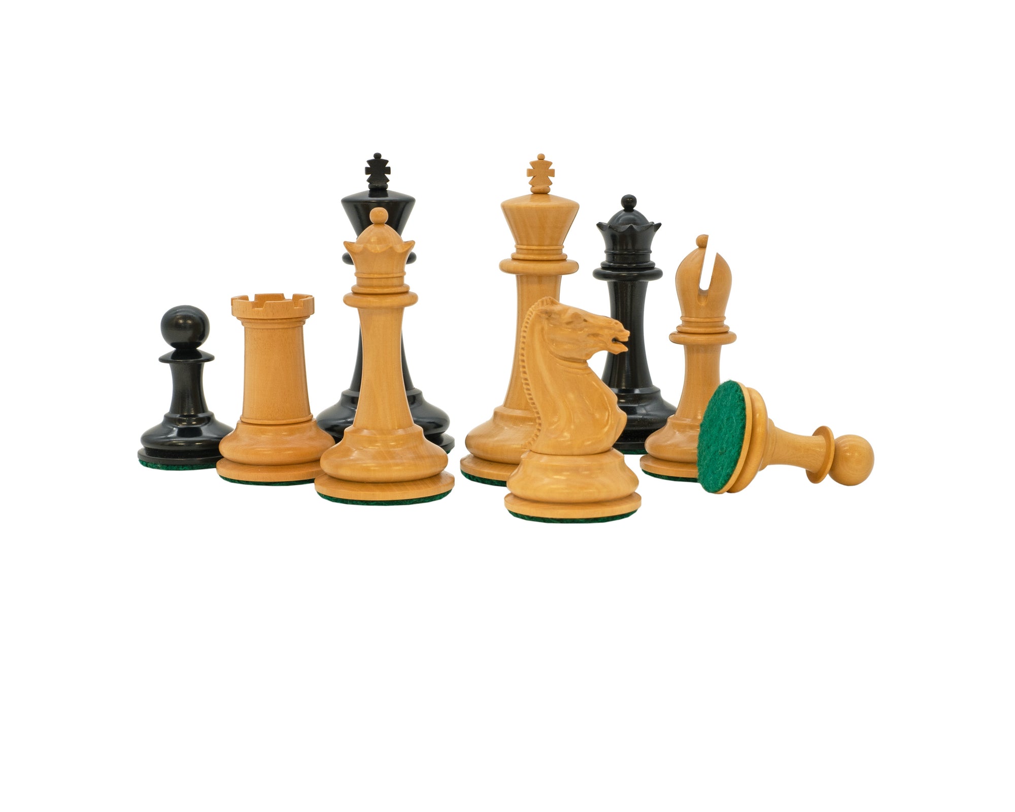 Harrwitz Chessmen and Mahogany Luxury Box