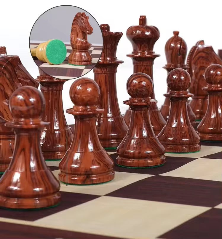 World Chess Style ABS Chessmen and Card Folding Board