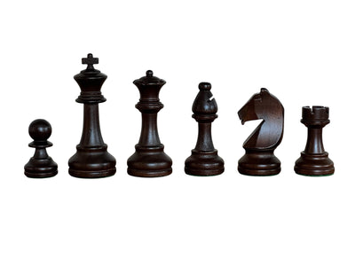 Staunton Modern Walnut Style Chessmen