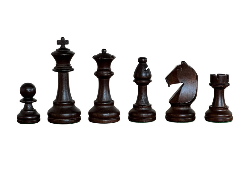 Staunton Modern Walnut Style Chessmen
