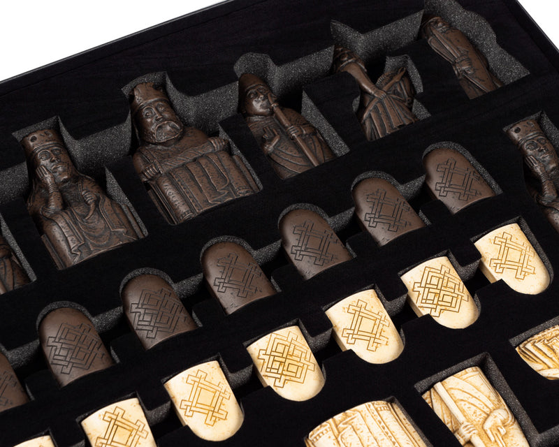 Isle of Lewis Chess Set in Presentation Case - Official Staunton™ 