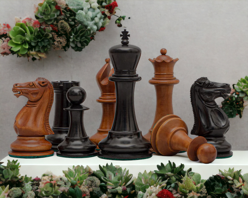 1849 Antique Staunton Chessmen & Mahogany Box - Official Staunton™ 