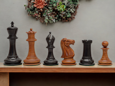 1849 Antique Staunton Chessmen & Mahogany Box - Official Staunton™ 