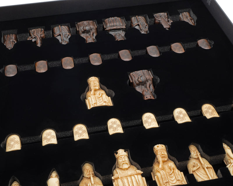 The Isle of Lewis Pieces and Board Presentation Set
