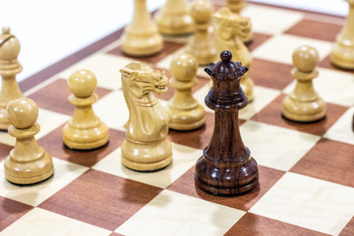 3" Spirit Rosewood & Boxwood Chess Pieces - Official Staunton™ 