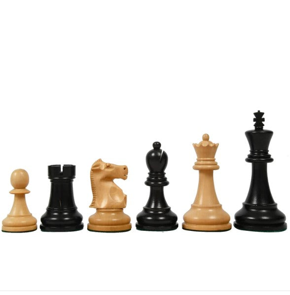 Fischer Black & Boxwood Chess Pieces